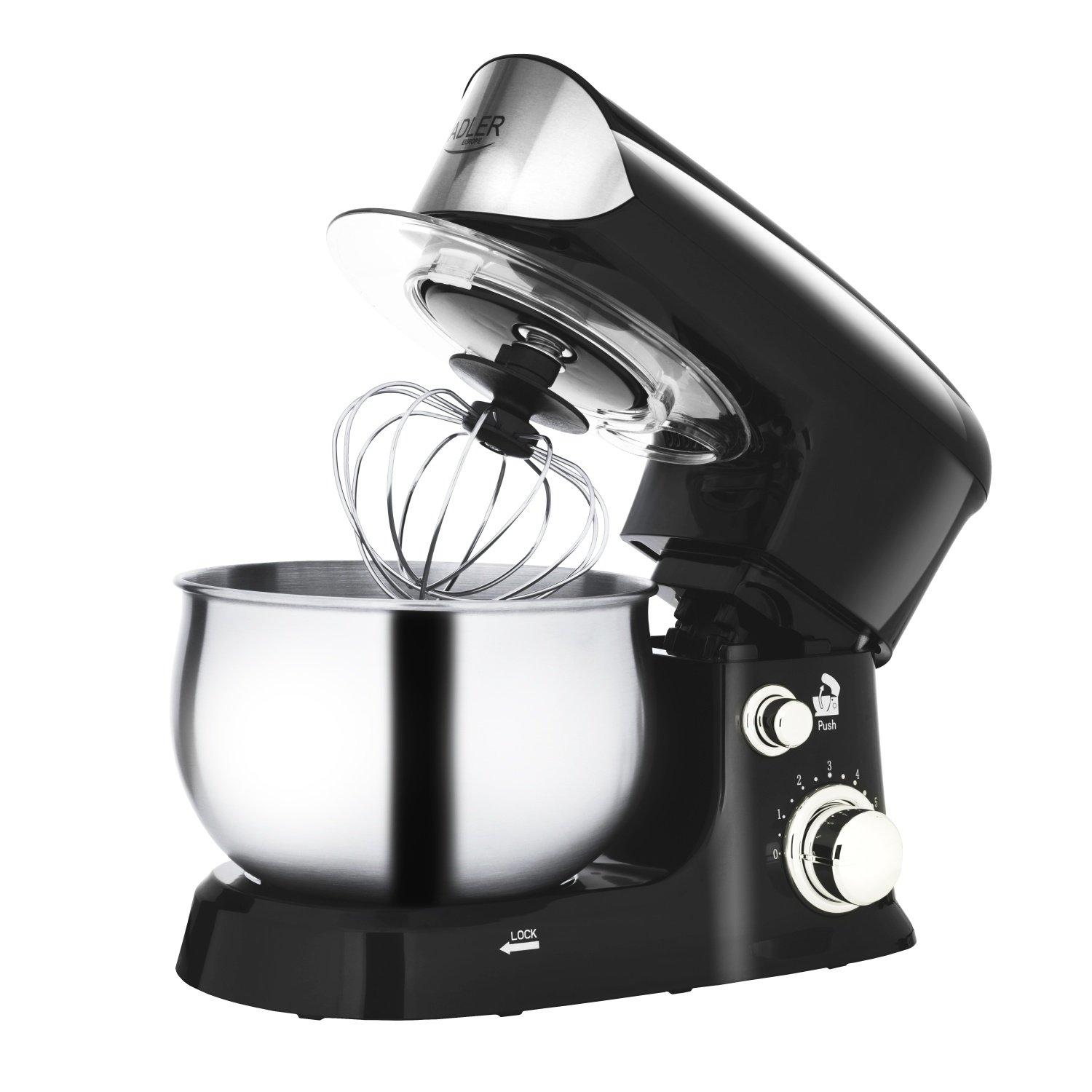 Robot de cocina planetario Adler AD 4226 negro