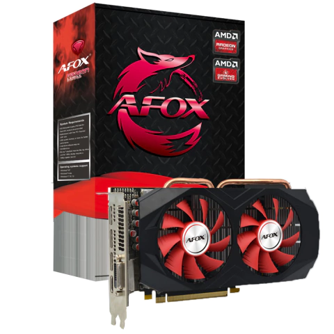Tarjeta gráfica AFOX Radeon RX 580 representativa de la marca AFOX