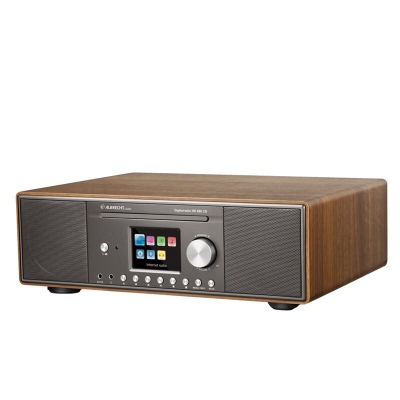 Radio digital Albrecht DR 890 CD con DAB+, radio por Internet y reproductor de CD
