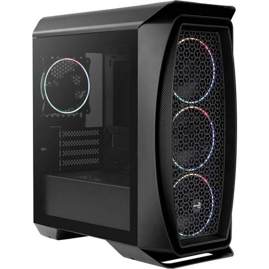 Caja gaming Aerocool Aero One Mini Eclipse con ventiladores RGB