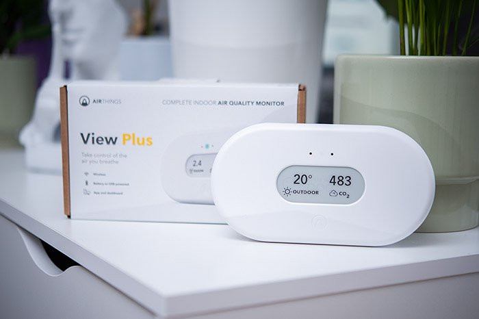 Monitor inteligente de calidad del aire Airthings View Plus