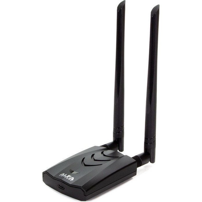Adaptador WiFi Alfa Network AWUS036AXML con dos antenas externas