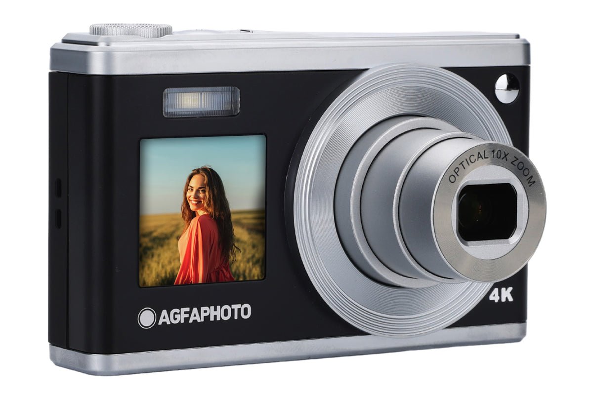 Cámara digital AgfaPhoto Realishot DC9200 con zoom óptico 10x y vídeo 4K