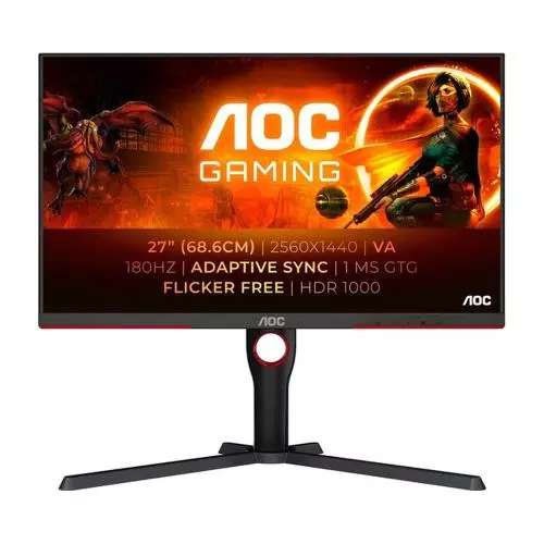 Monitor gaming AOC Q27G3XMN QHD Mini LED de 27 pulgadas