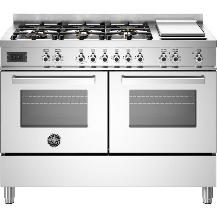 Cocina Bertazzoni Professional de acero inoxidable con doble horno