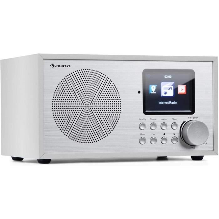 Radio digital Auna con pantalla a color y diseño compacto