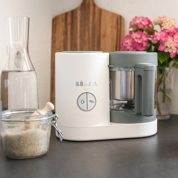Robot de cocina para bebés Beaba Babycook Neo en color blanco y gris