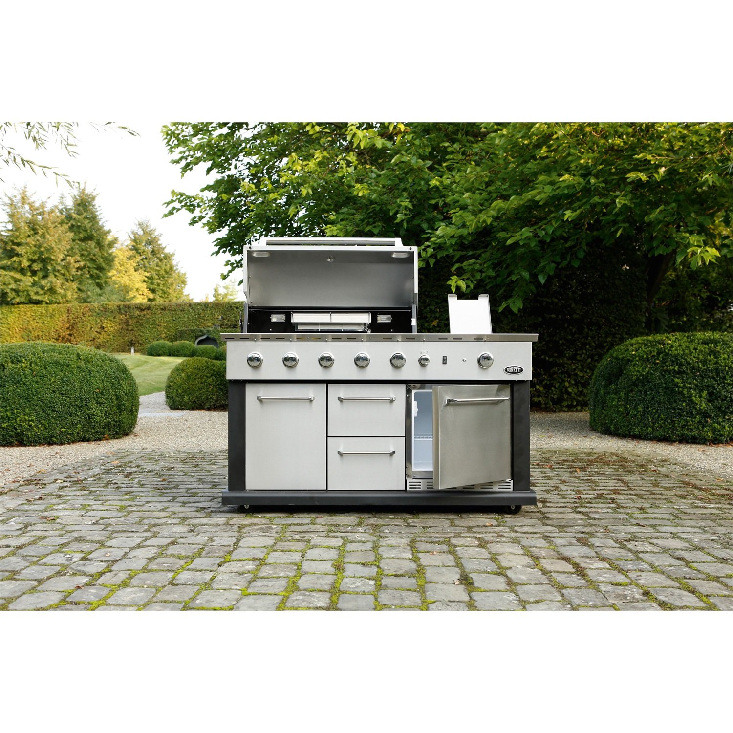 Cocina exterior y barbacoa de gas Boretti Luciano