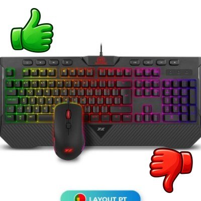 Teclado y ratón gaming 1Life Spike Combo RGB