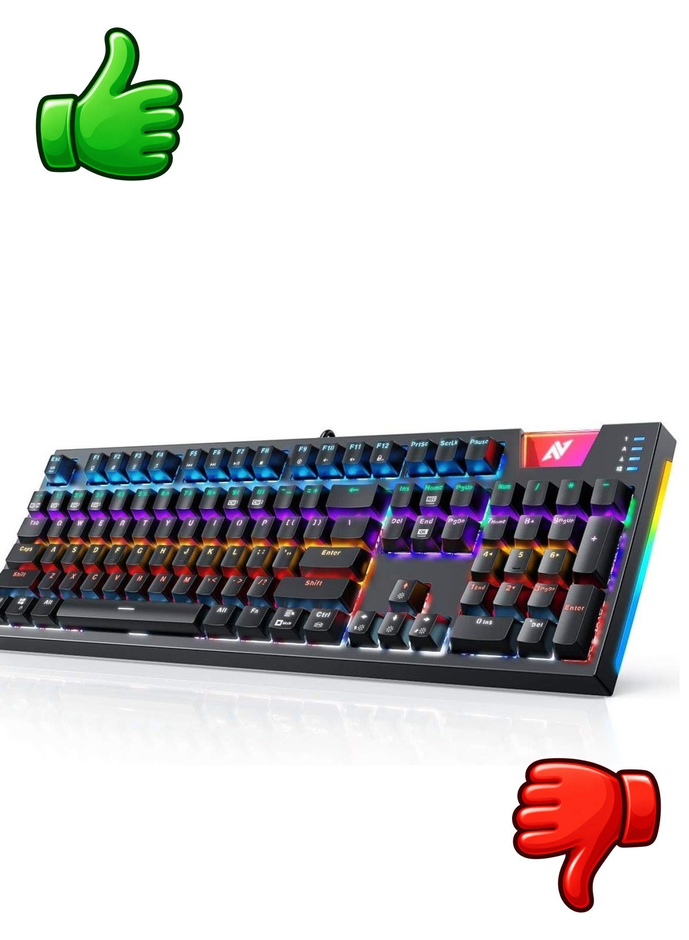 Teclado mecánico gaming ABKONCORE K660 ARC con iluminación RGB