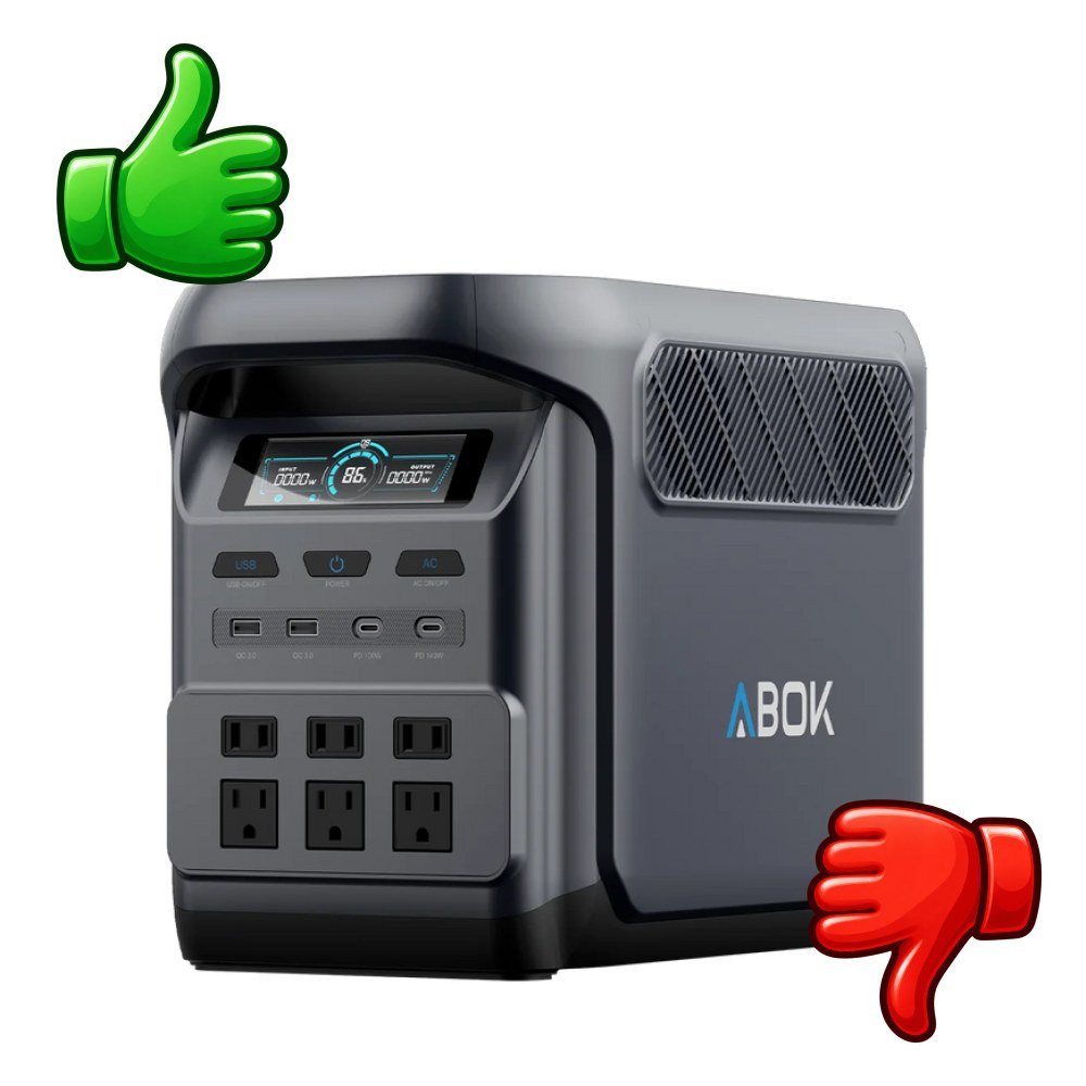 Estación de energía portátil ABOK Elux 1 Ark1800