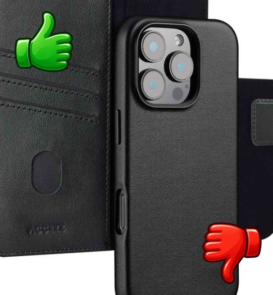 Funda ACCEZZ Leather Bookcase 2 en 1 para smartphone