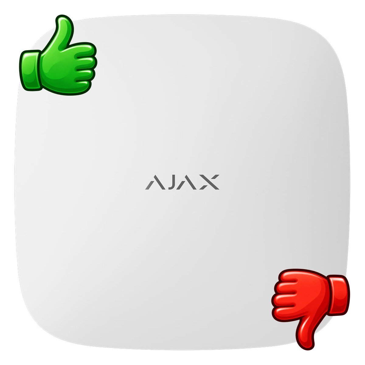 Central de alarma AJAX SYSTEMS Hub 2 en color blanco