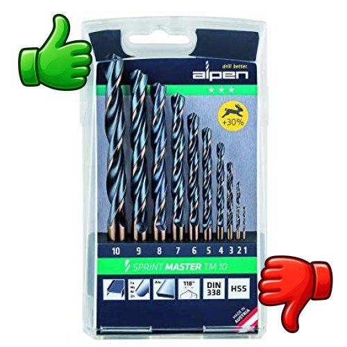 Juego de brocas ALPEN Sprint Master para metal