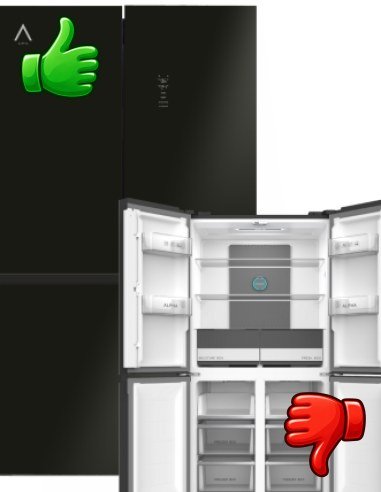 Frigorífico americano ALPHA Pegasus Elite Pro-83 de cuatro puertas