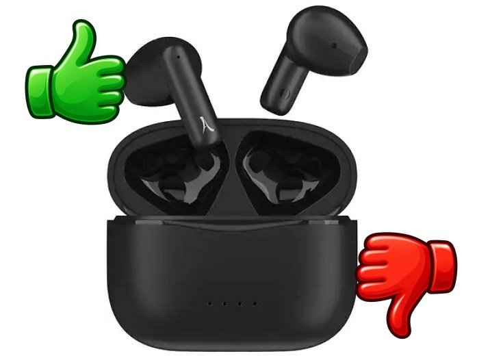 Auriculares inalámbricos ALTADIF ALTBLKEARB con estuche de carga