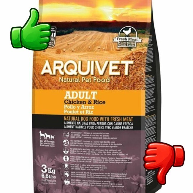 Pienso ARQUIVET Natural Pet Food Adult Chicken & Rice con pollo y arroz para perros adultos
