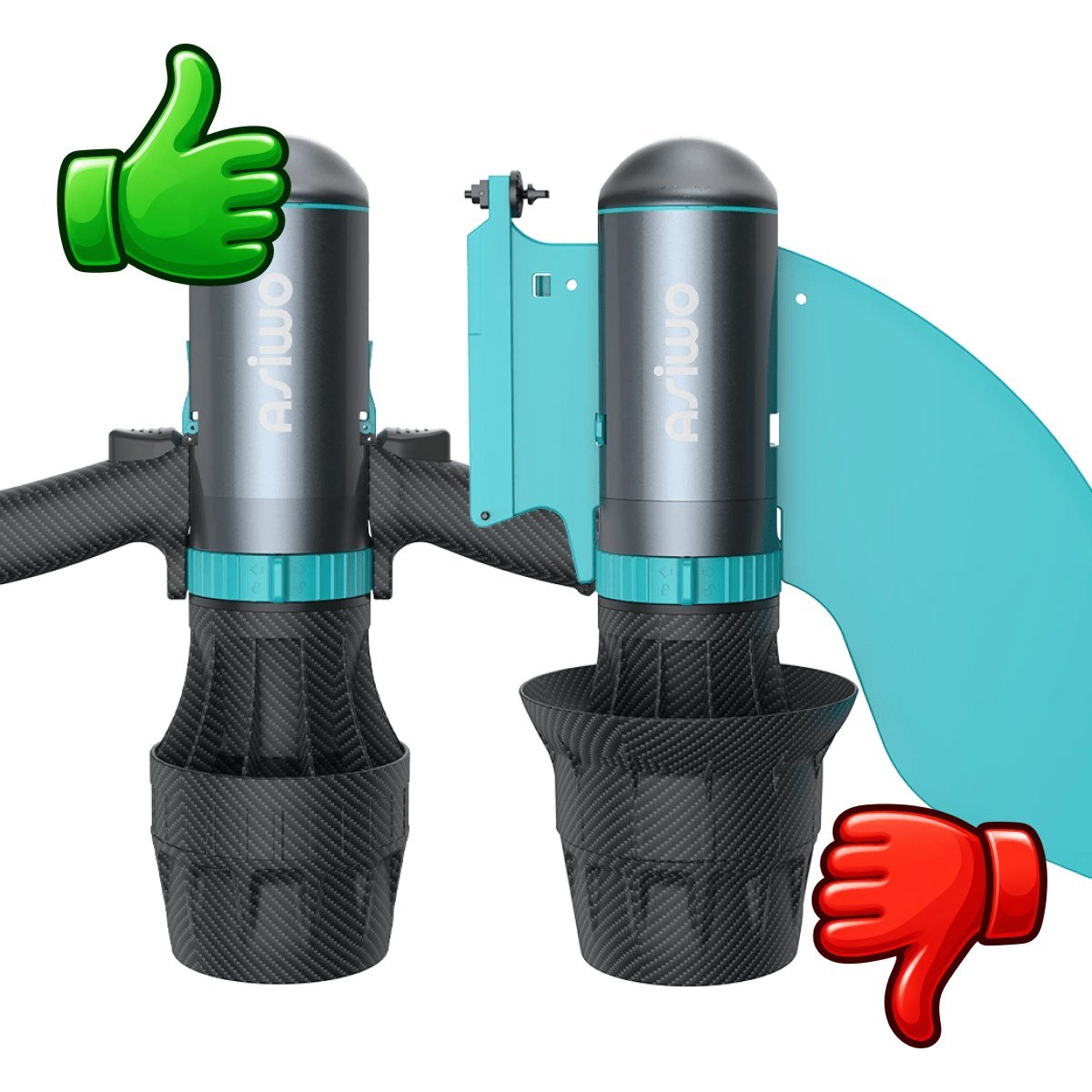 Propulsor subacuático ASIWO U1 para buceo y tablas SUP