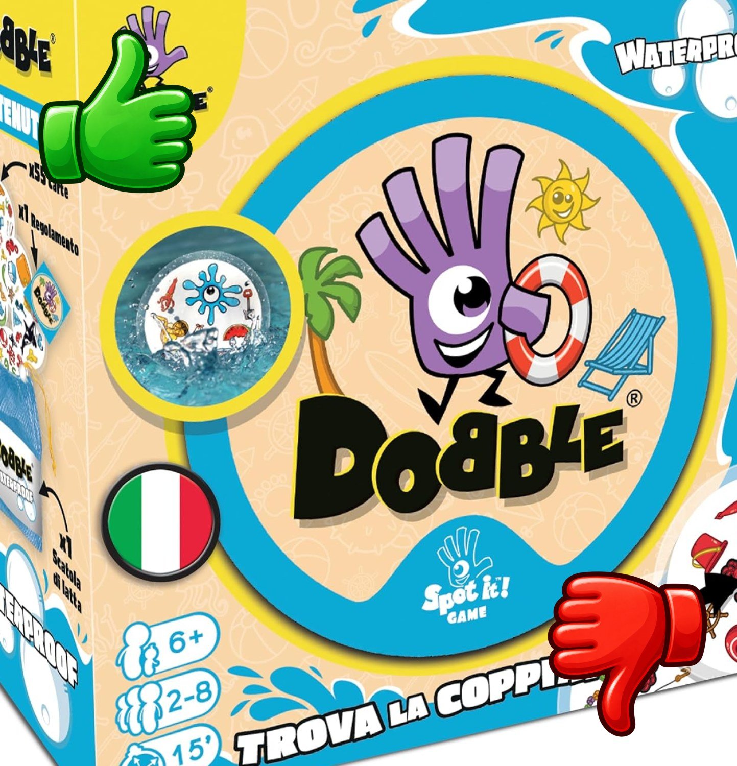 Juego de cartas Dobble distribuido por ASMODEE