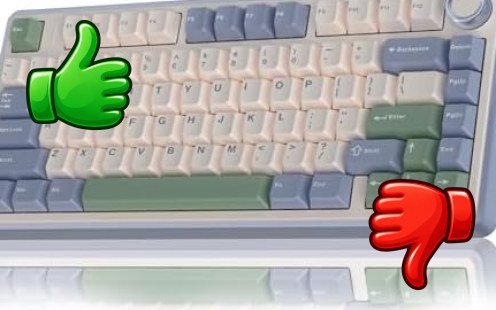 Teclado mecánico gaming inalámbrico AULA F75 en color blanco y verde con iluminación RGB