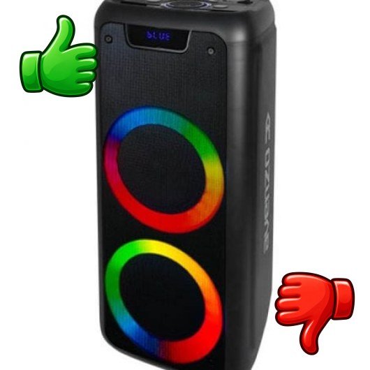 Altavoz Bluetooth Avenzo AV-SP3202B con iluminación LED