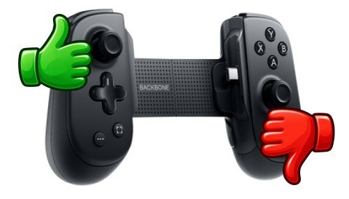 Mando Backbone Pro negro para jugar con teléfono móvil