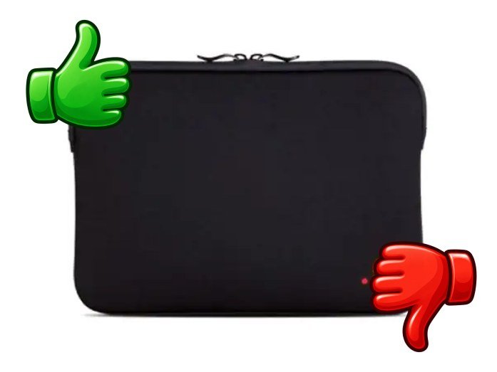 Funda BE.EZ La Robe negra para ordenador portátil