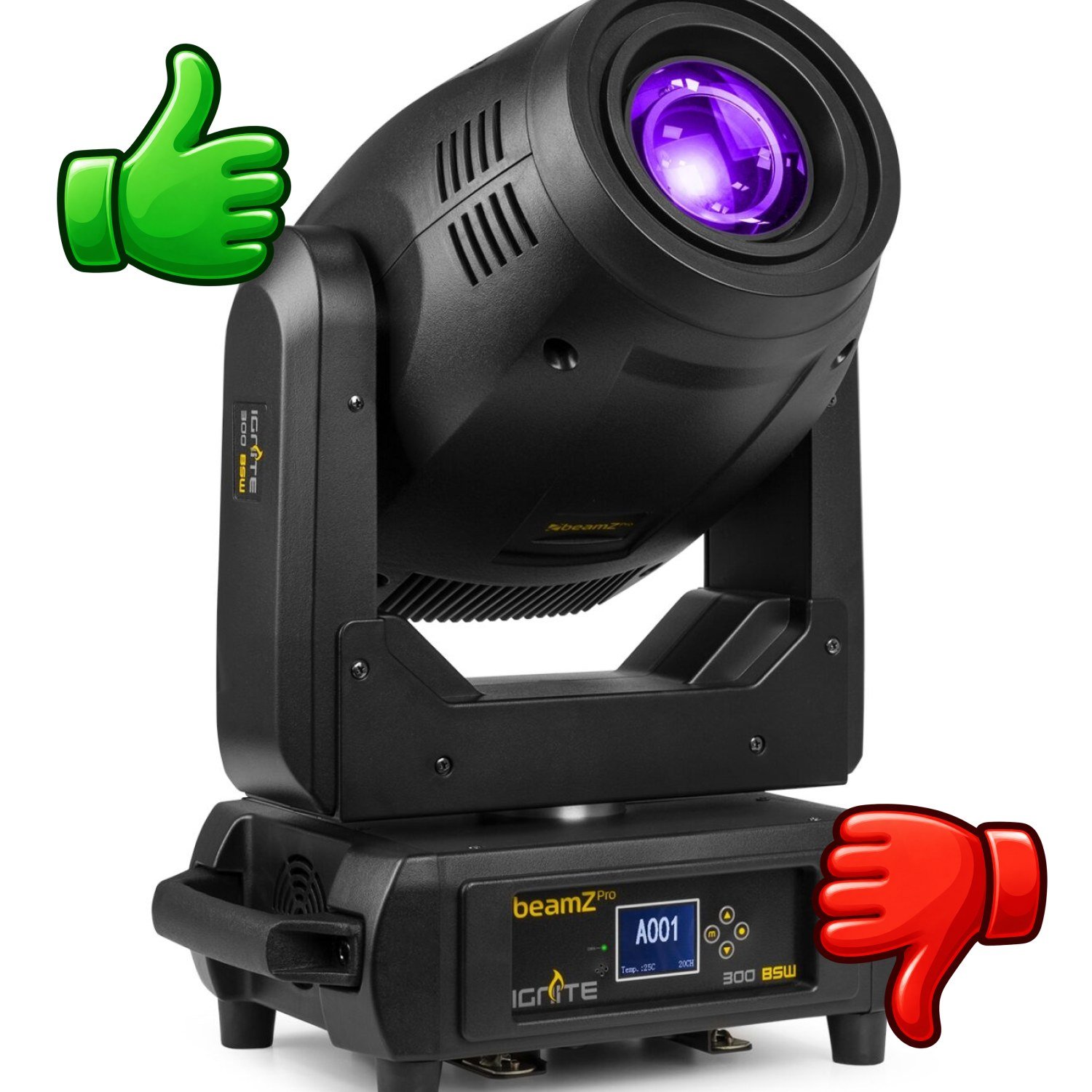 BeamZ Pro IGNITE300 BSW cabeza móvil profesional para iluminación de escenarios