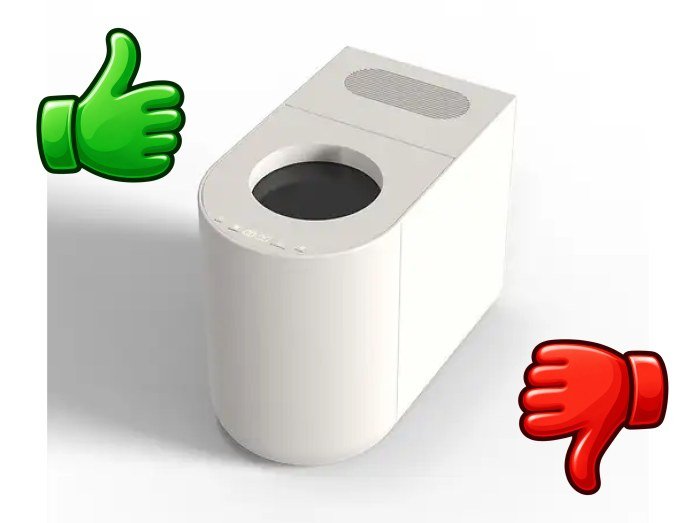 Compostador de cocina BEECO HQD-450 blanco