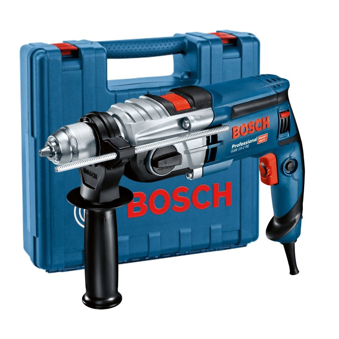 Taladro percutor Bosch Professional GSB 19-2 RE con maletín