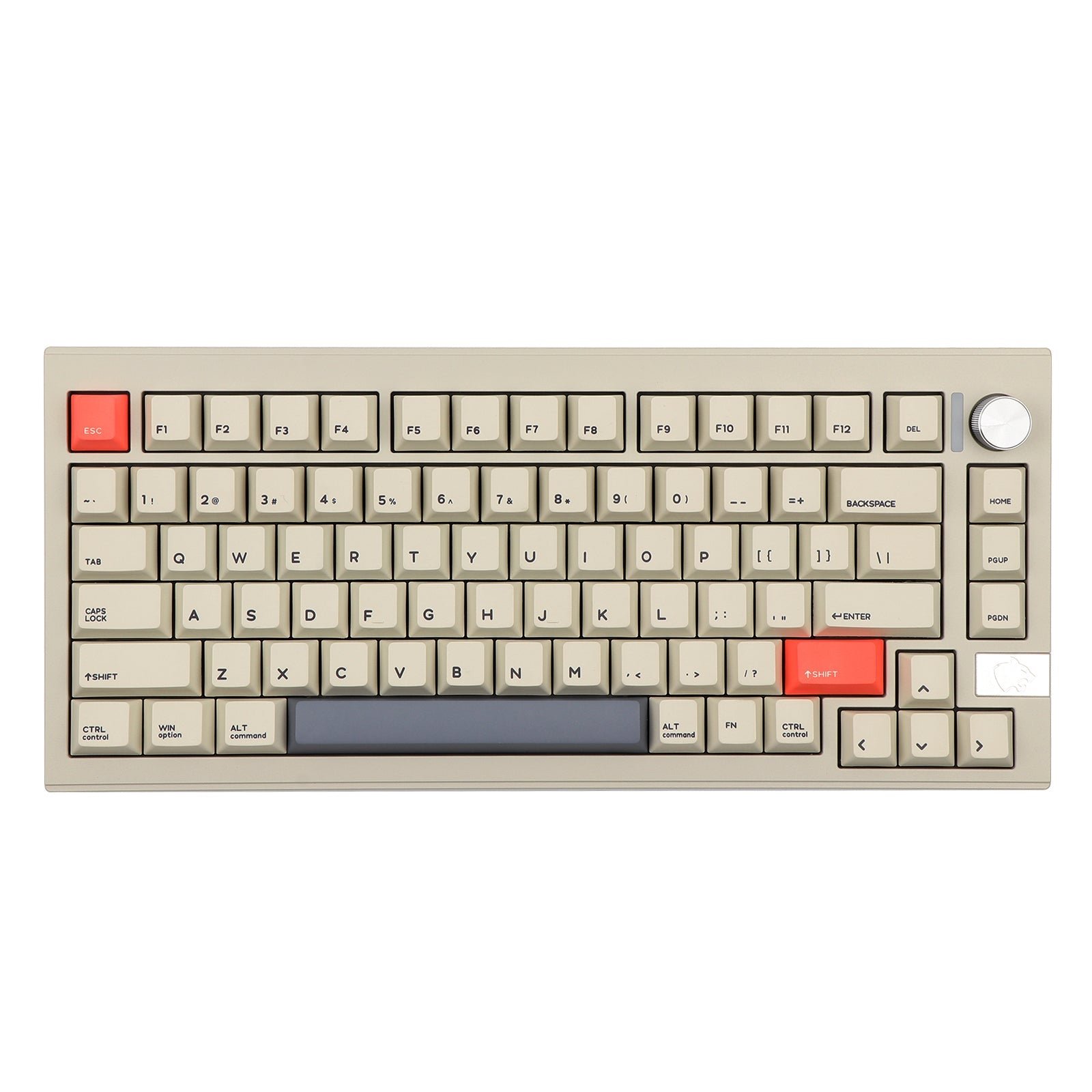 Teclado mecánico Cidoo V75 Pro de aluminio con formato compacto y control giratorio