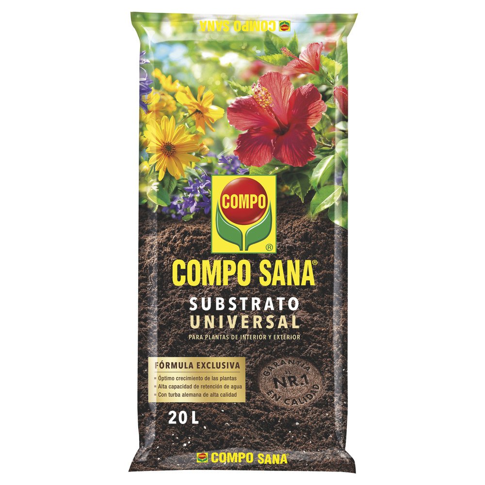 COMPO SANA Substrato Universal para plantas de interior y exterior
