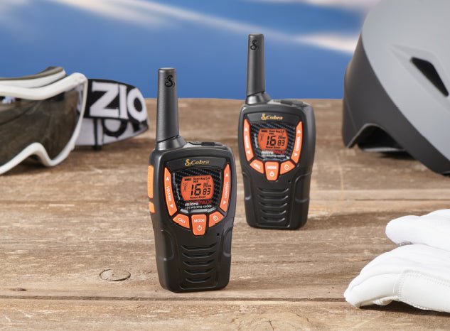 Walkie talkies Cobra para comunicación y actividades al aire libre