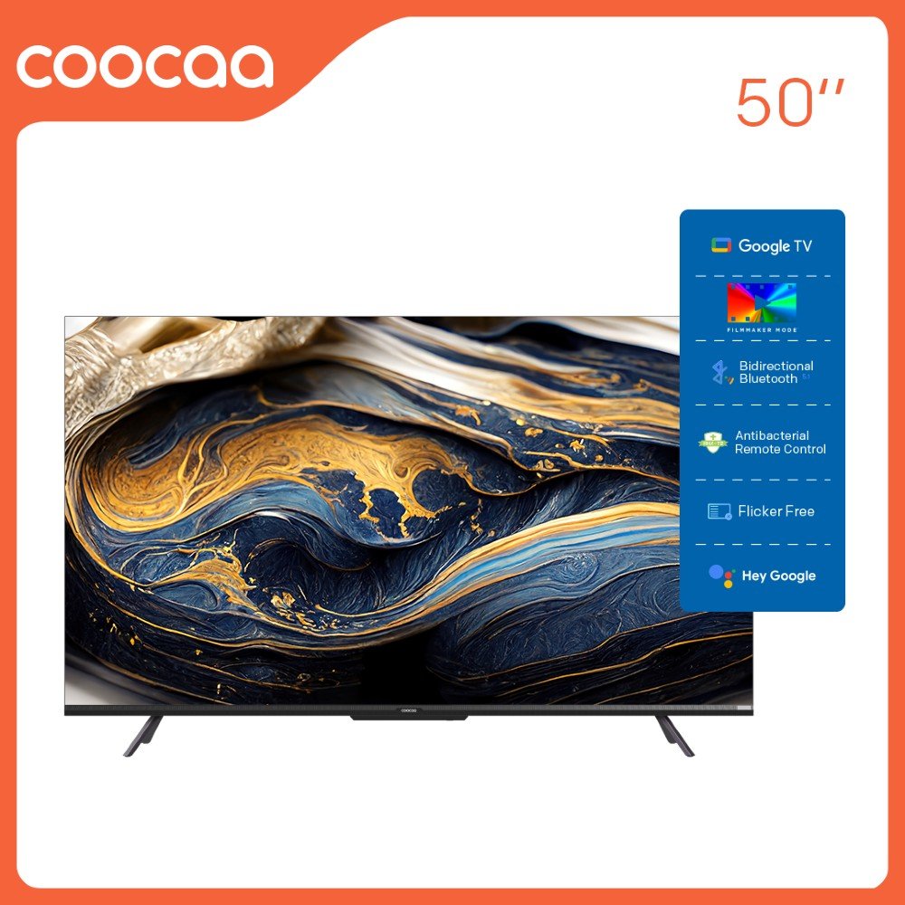 Televisor Coocaa 50V8 4K con Google TV