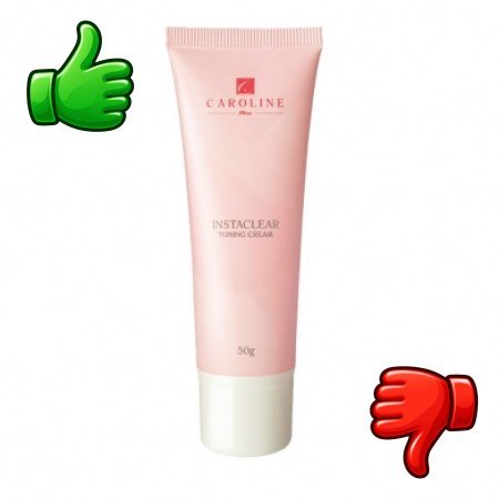 Crema facial CAROLINE InstaClear Toning Cream de 50 g