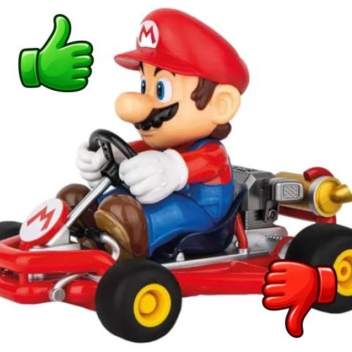 Carrera RC Mario Kart Pipe Kart Mario 1:18 teledirigido con mando de 2,4 GHz
