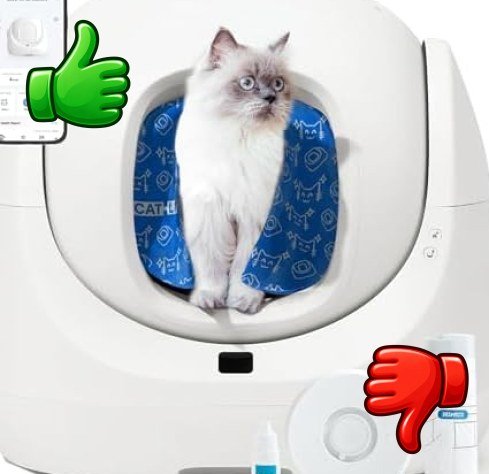 Arenero automático autolimpiable CATLINK Baymax para gatos