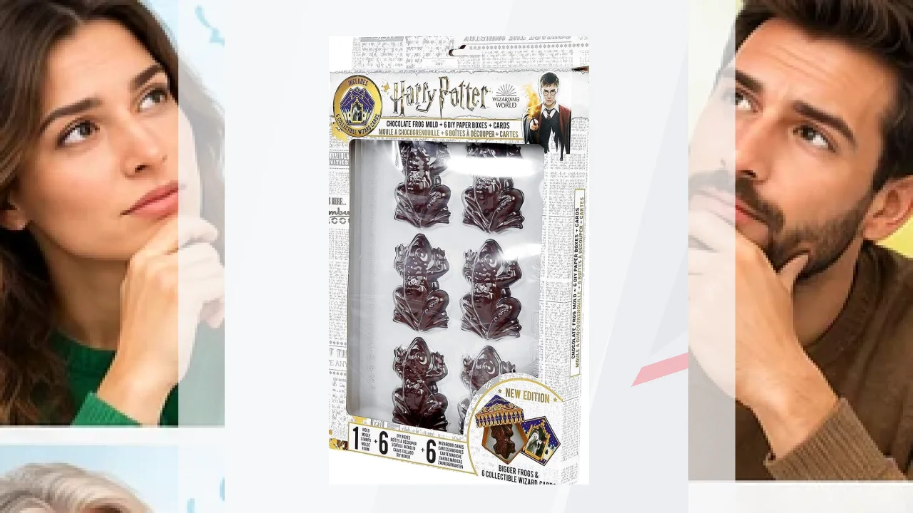 Molde de Rana de Chocolate Cinereplicas Harry Potter con cajas y tarjetas coleccionables