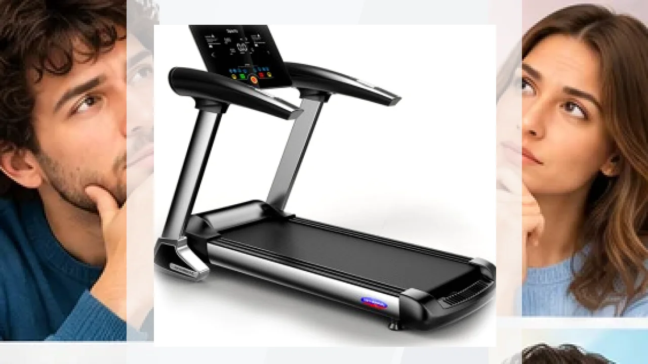 Cinta de correr inteligente Clover Fitness A8 plegable con consola digital