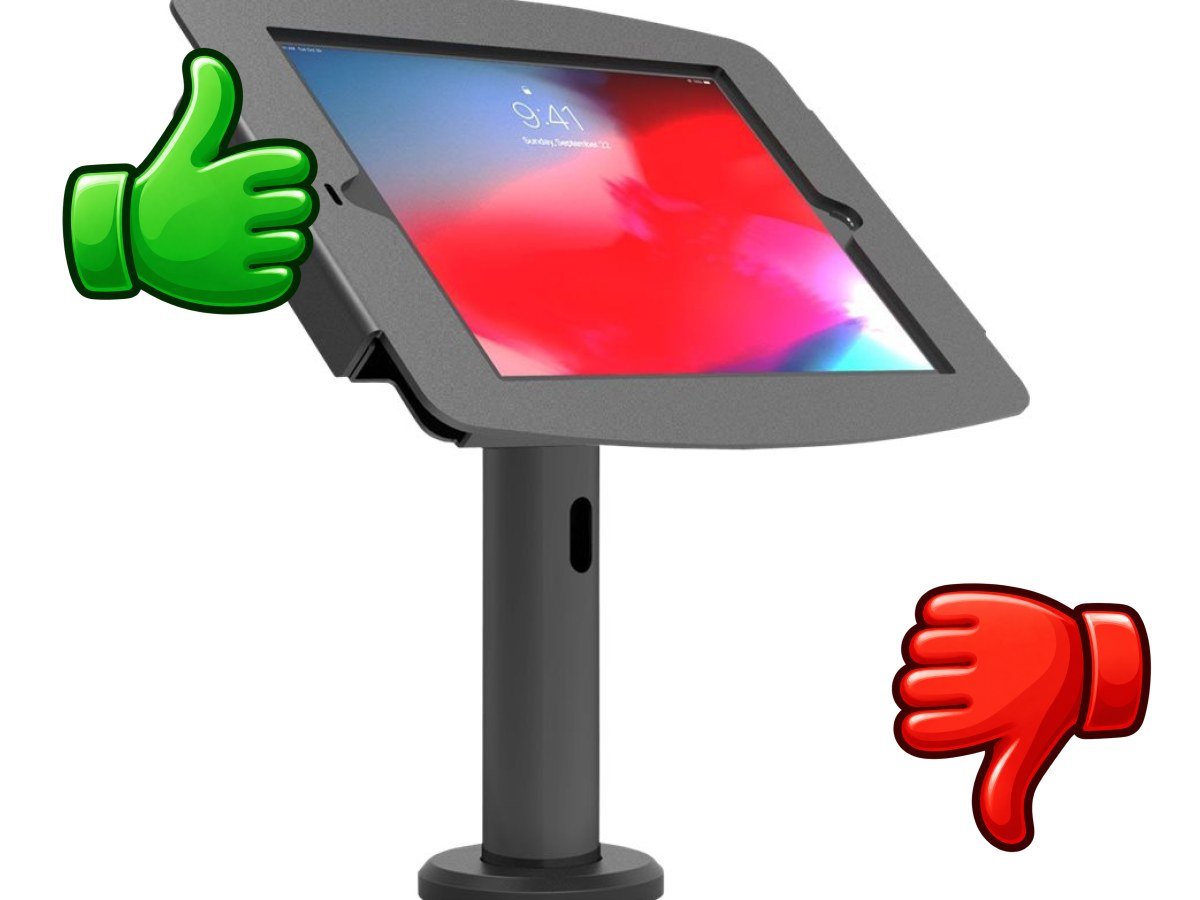 Compulocks Space Rise XLow-Rise, soporte de sobremesa de seguridad para iPad con carcasa metálica