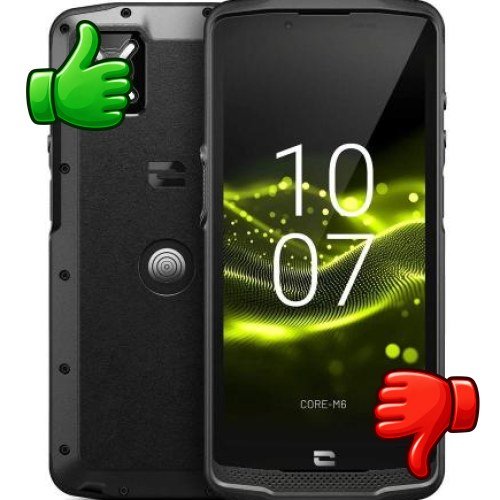 Smartphone resistente Crosscall CORE-M6 5G en color negro