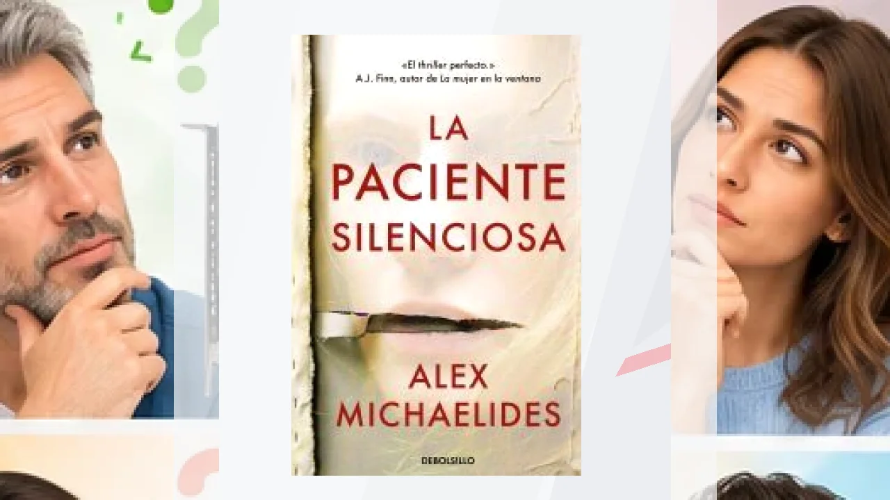 Portada de La paciente silenciosa de Alex Michaelides publicada por DEBOLS!LLO